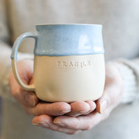 Blue Fragile mug