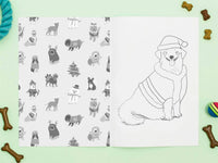🐶 Christmas Doggy Dress-Up Colouring book.