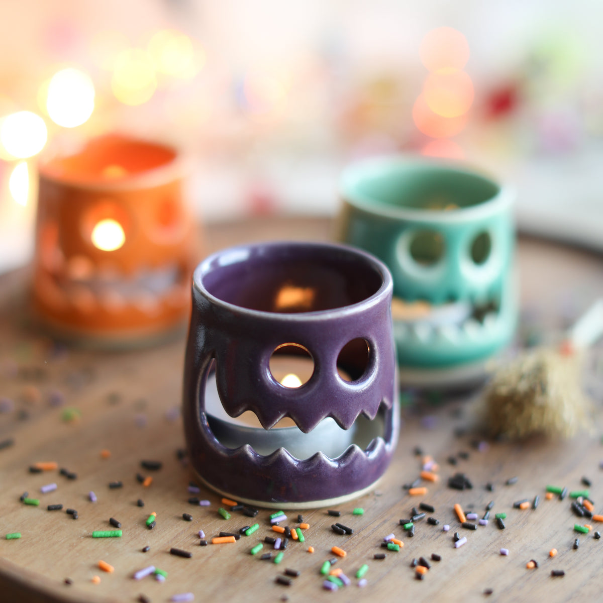 Mini Autumn Ceramic Lantern