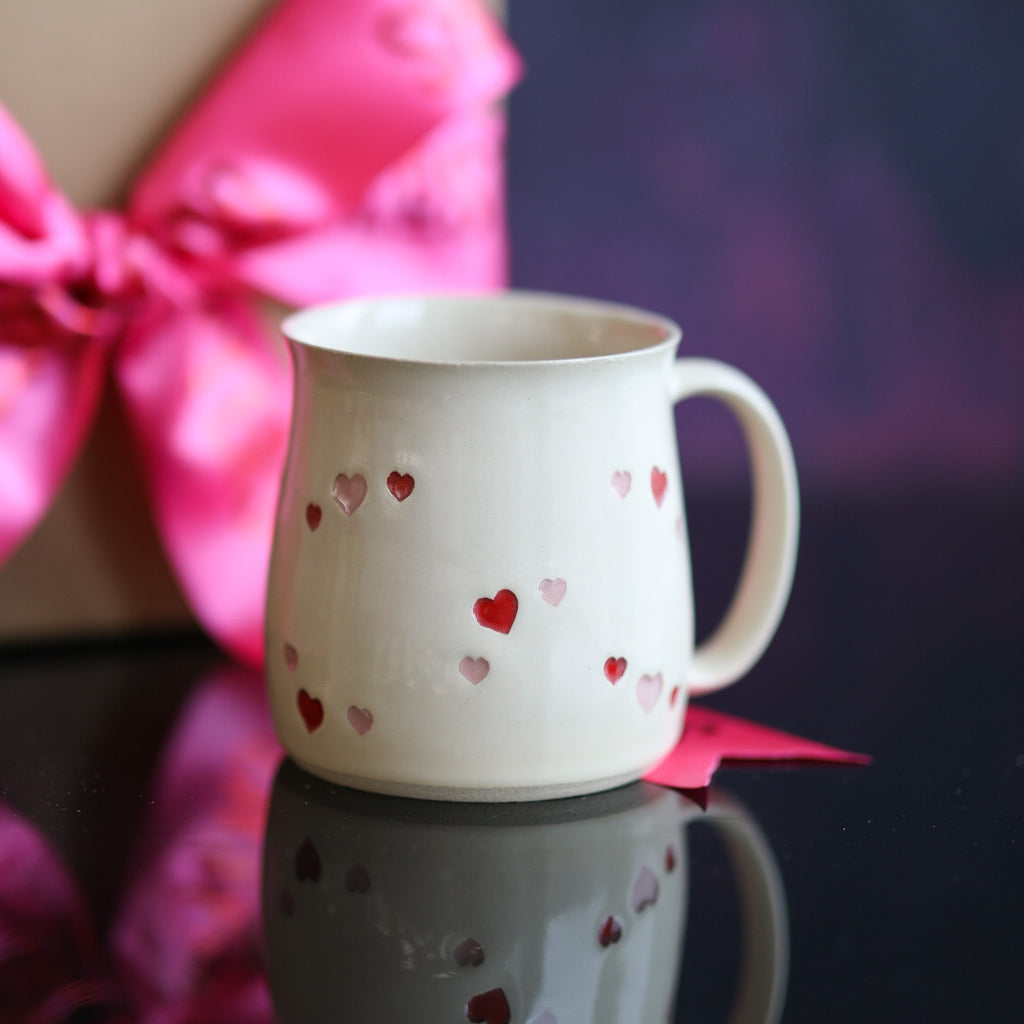 Valentine's Heart Handmade Mug