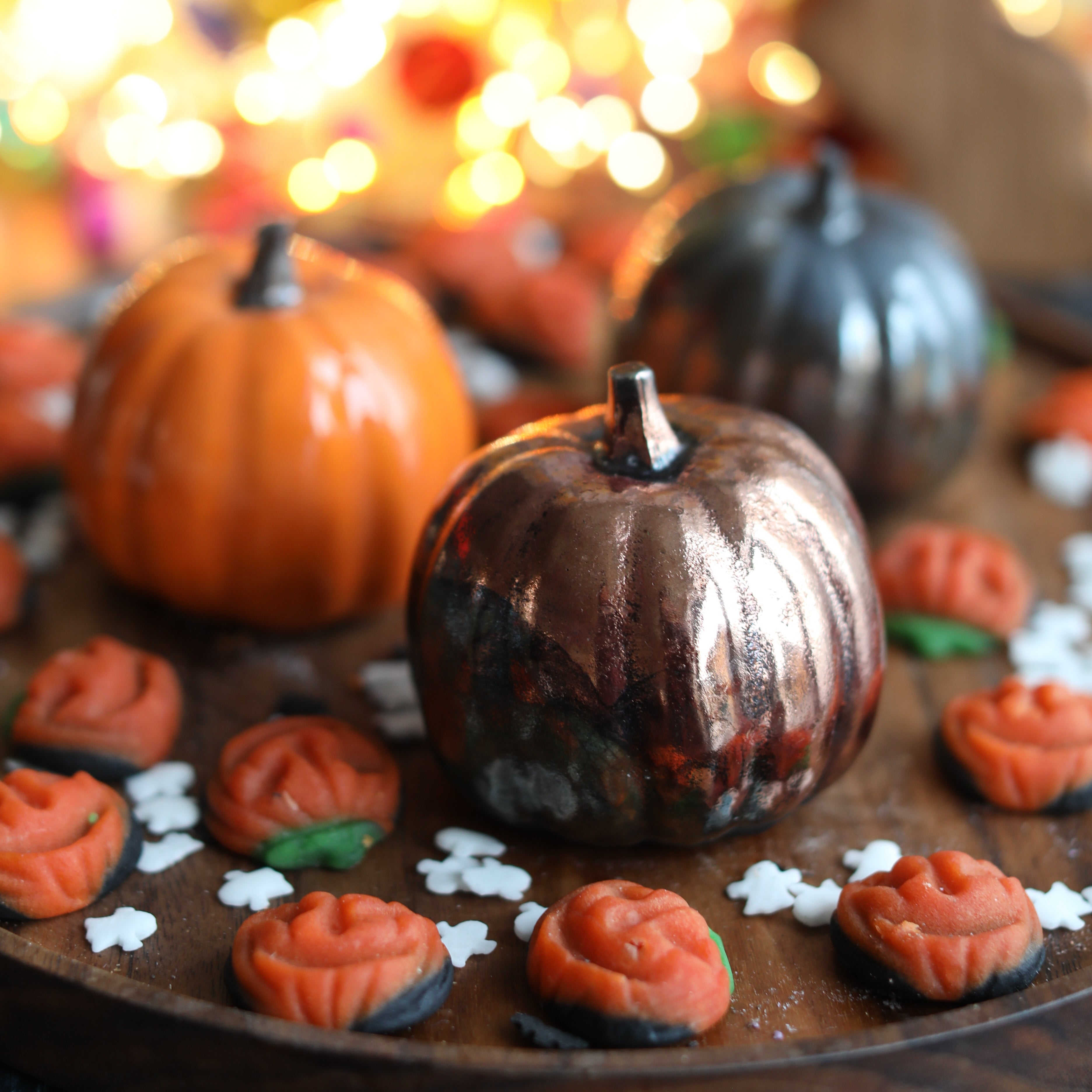 Ceramic Autumn Pumpkin Ornament