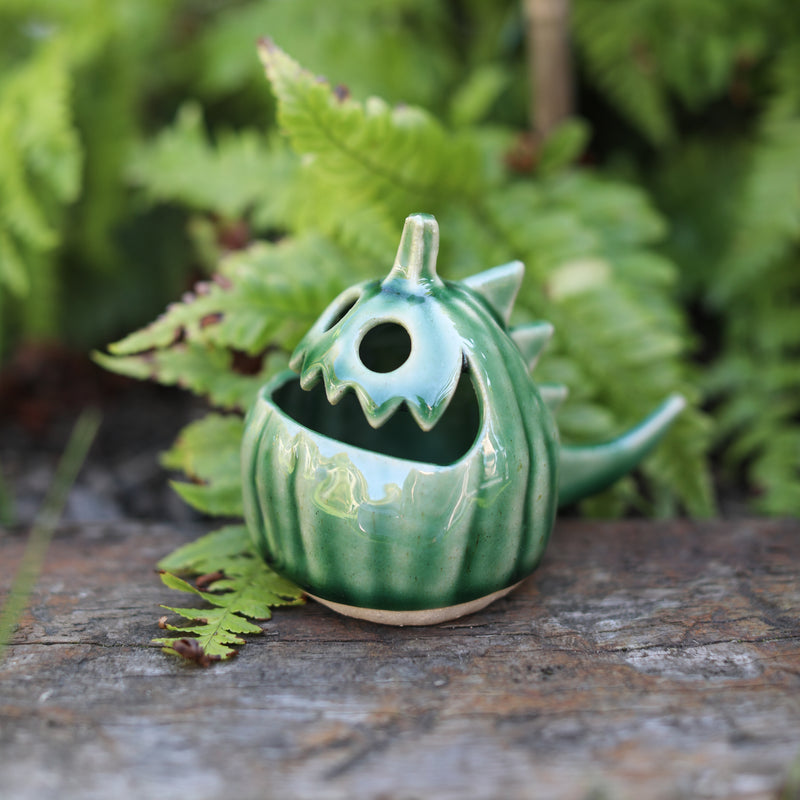 Ceramic Autumn Pumpkin Lantern - Gilbert