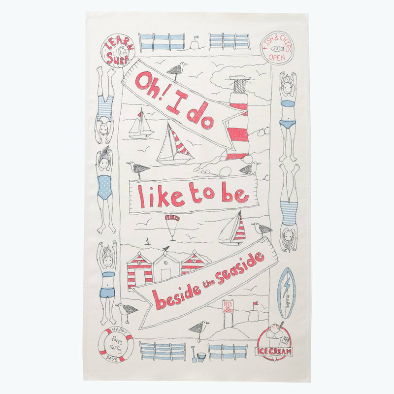 Seaside Tea Towel