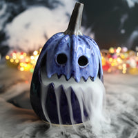 Ceramic Autumn Pumpkin Lantern - Steven