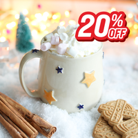 Christmas Star Handmade Mug