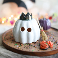 Ceramic Autumn Pumpkin Lantern - Magda