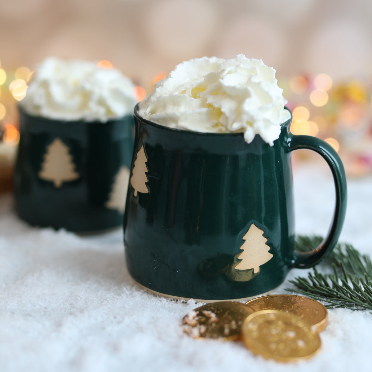 Green Christmas Tree Mug from Glosters.