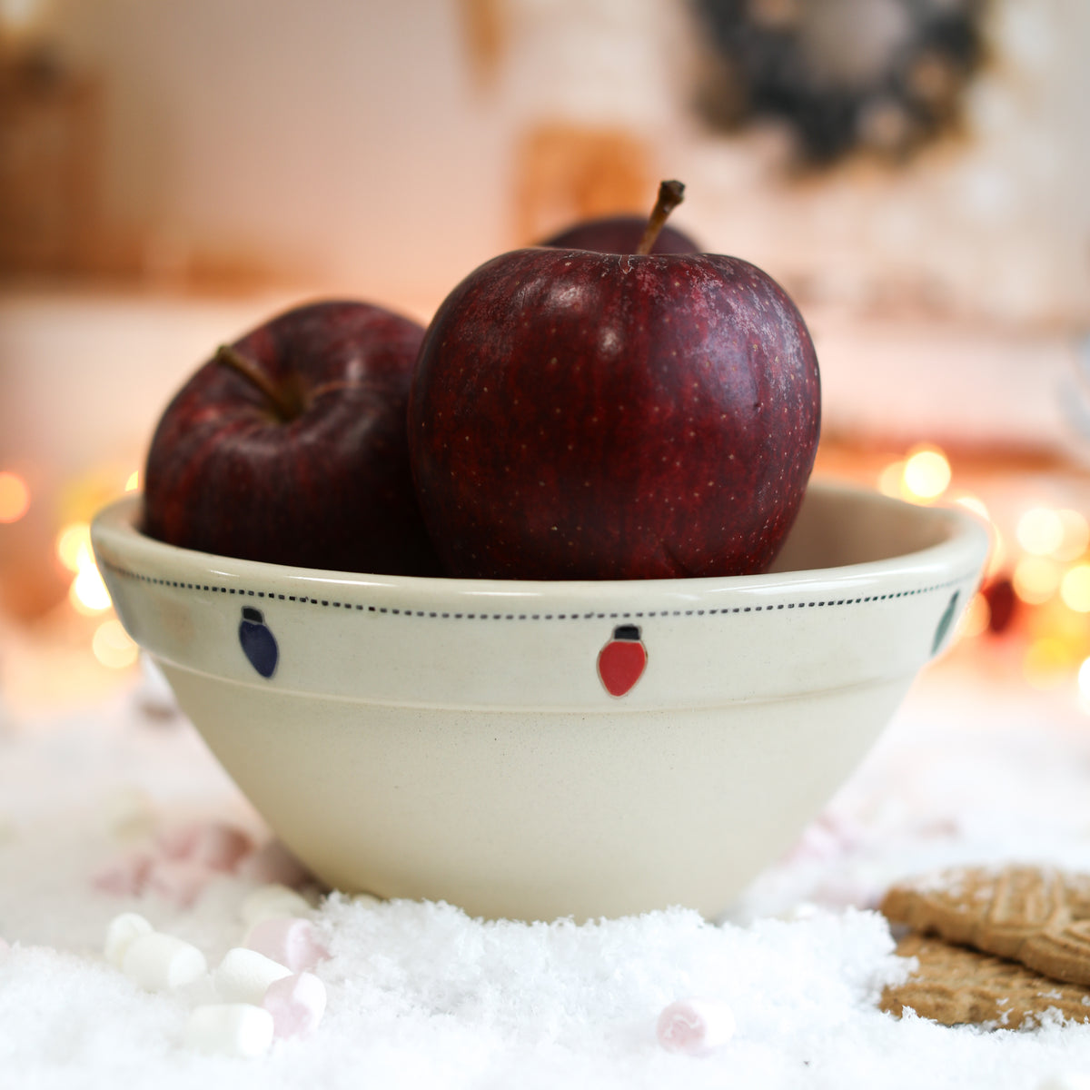 Ceramic Christmas Lights Bowl