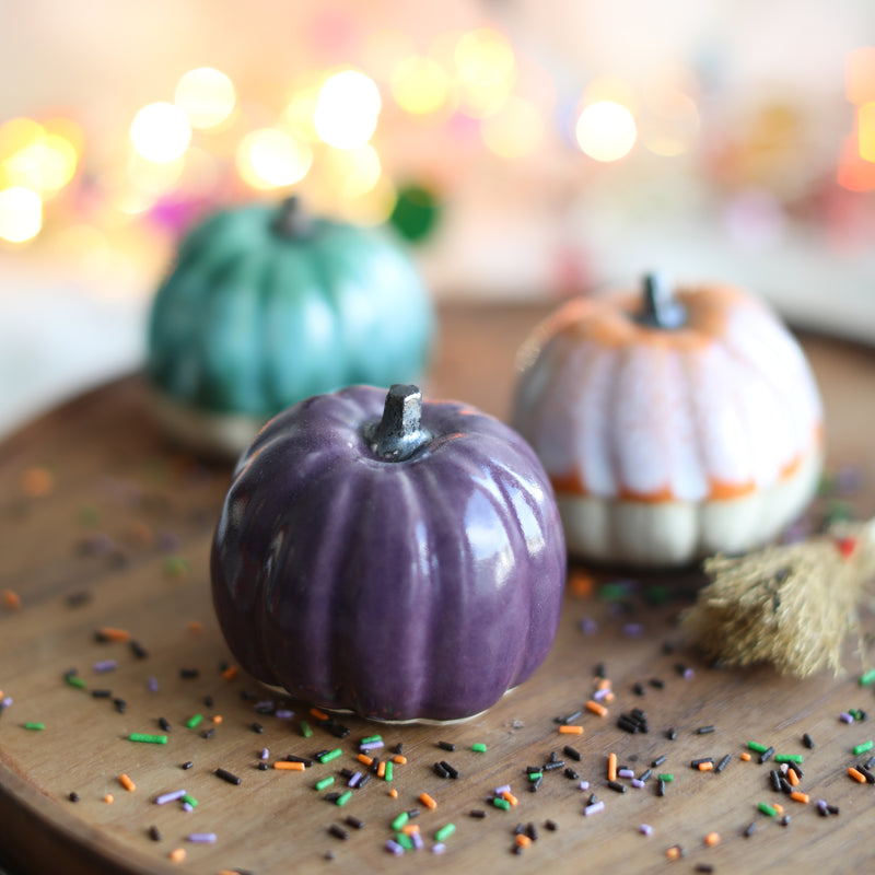 Ceramic Autumn Pumpkin Ornament