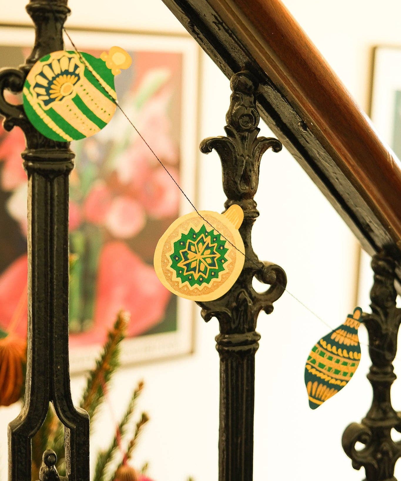 Christmas Ornaments Garland