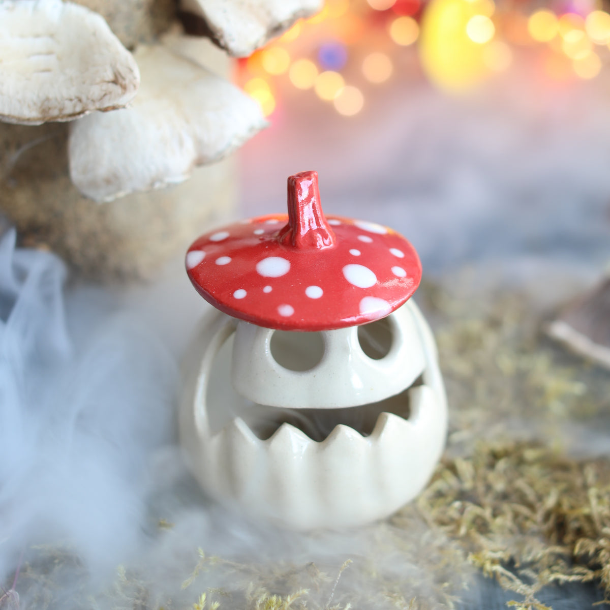Ceramic Autumn Pumpkin Lantern - Gilbert