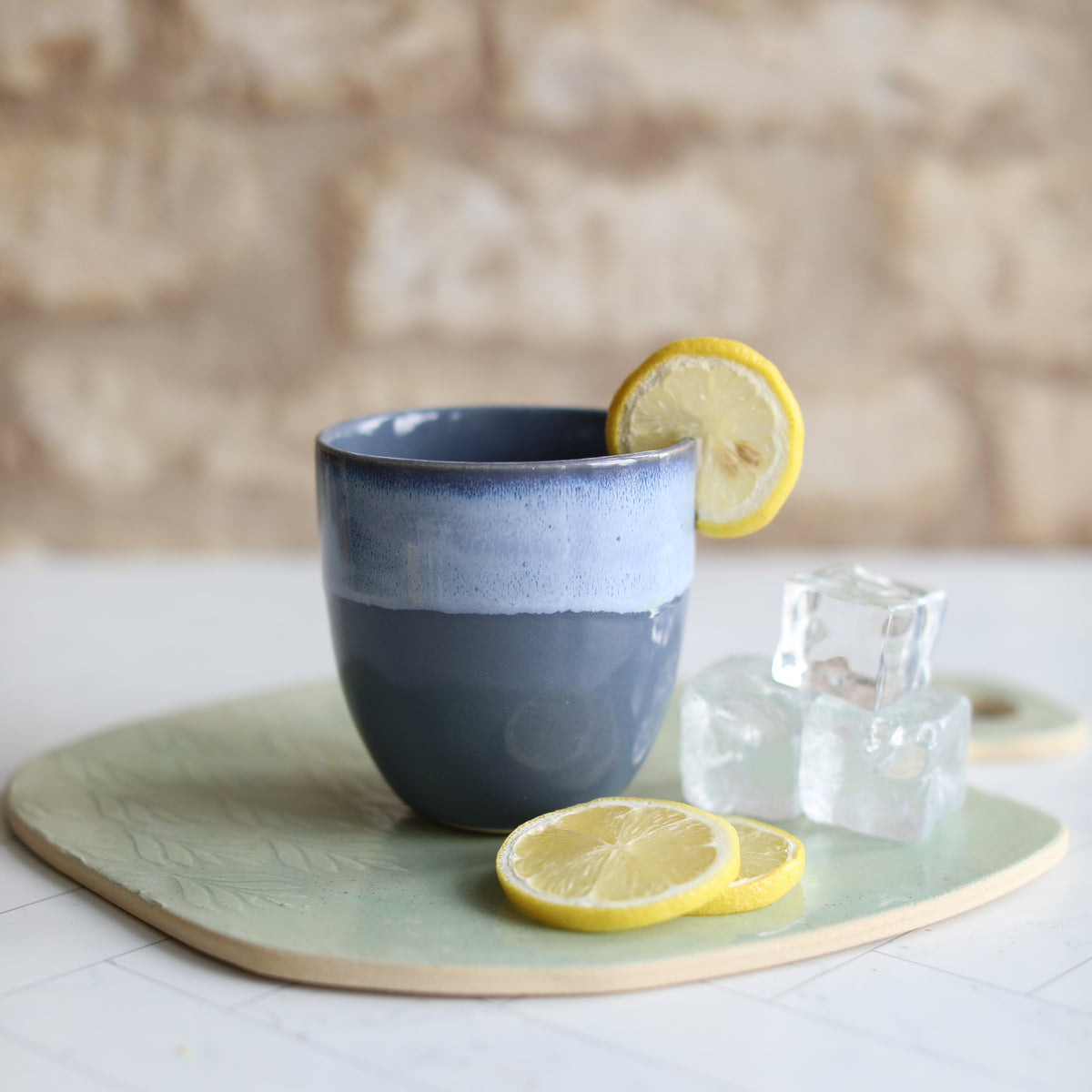Midnight Blue Ceramic Cups