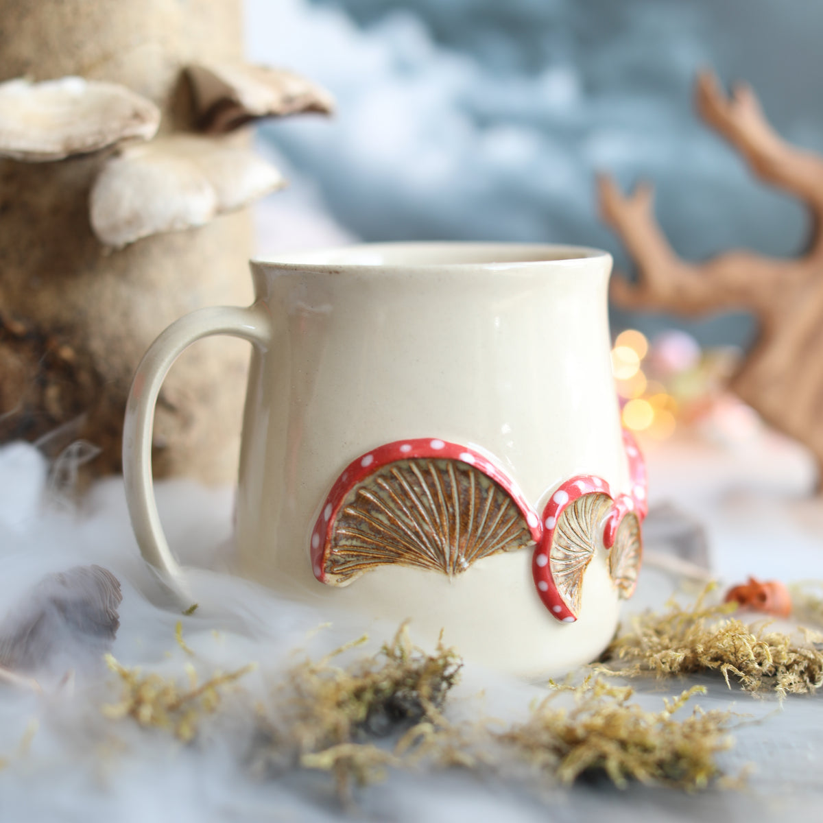 A mushroom mug from Glosters.