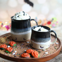 Drippy Autumn Bat Handmade Mug
