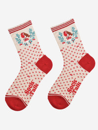 Christmas Robin Socks
