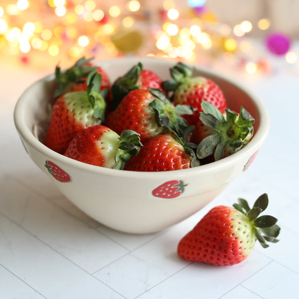 Ceramic Strawberry Bowl and Mug Set- Pre-Order, dispatch end of March