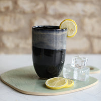 Stormy Seas Black Ceramic Cups