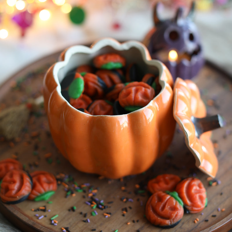 Small Ceramic Pumpkin Pot