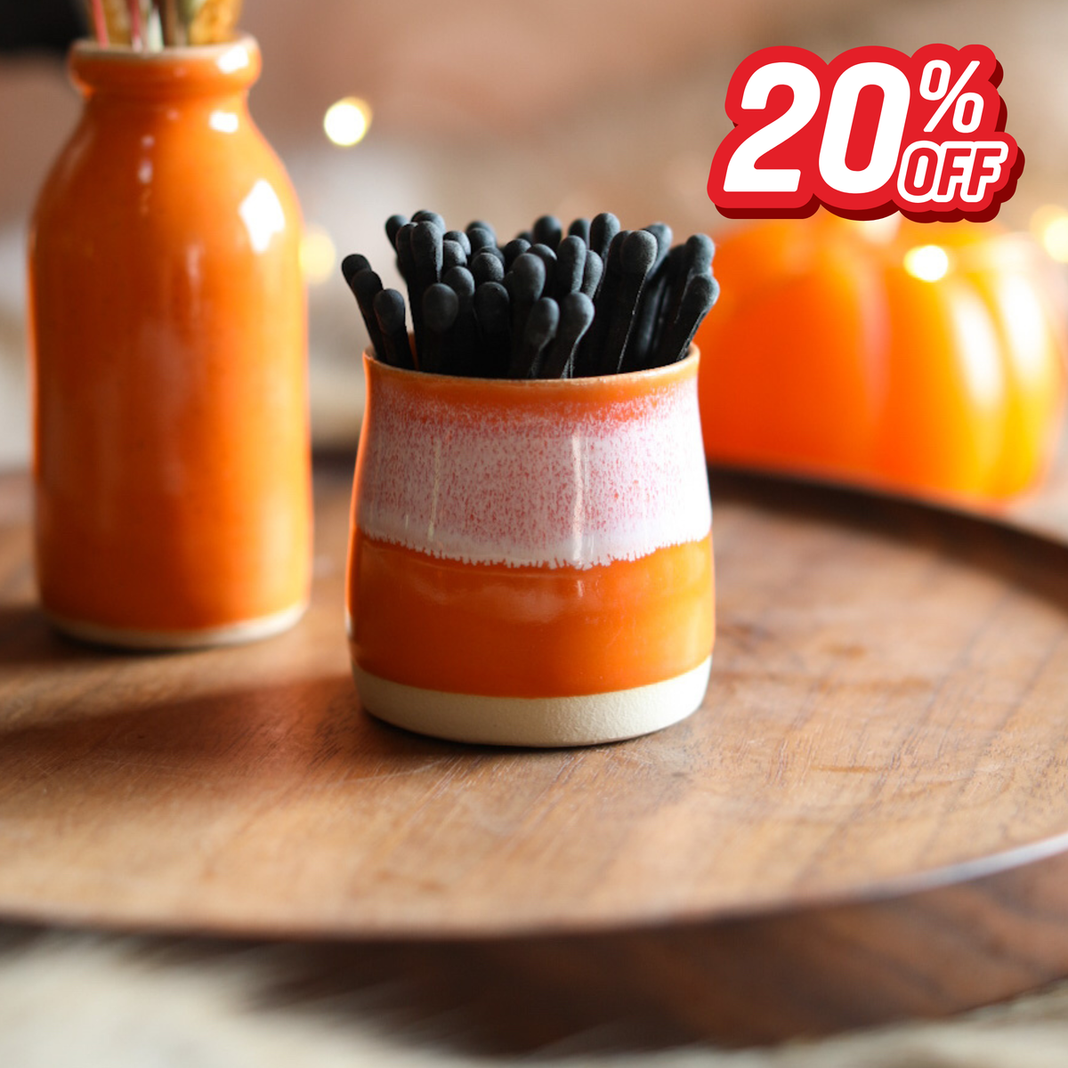 Pumpkin Spice Match Pot