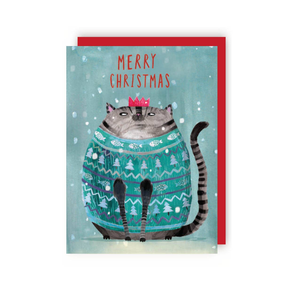Christmas Jumper Cat Card