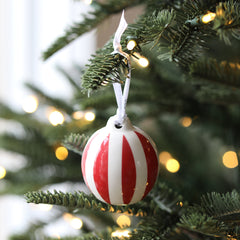 Porcelain Christmas Baubles from Glosters