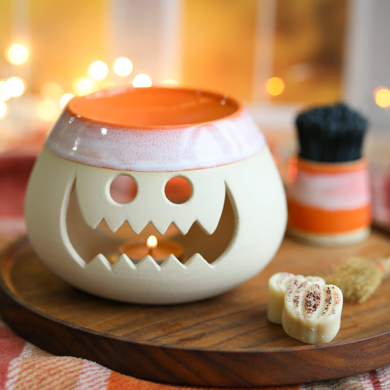 Spooky Wax Burner with Face