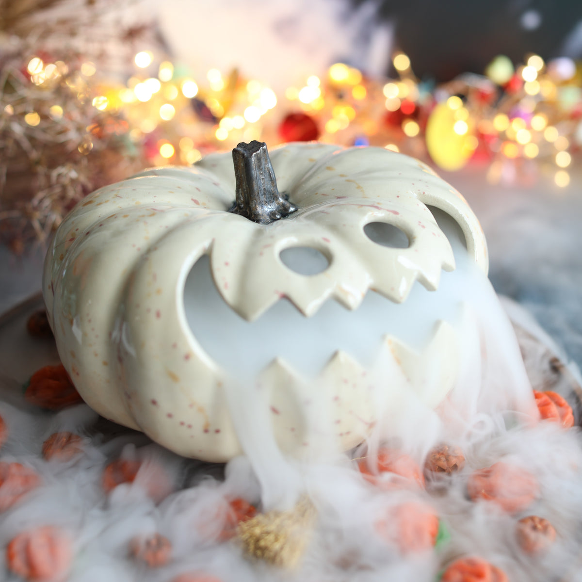 Small Jack Ceramic Pumpkin