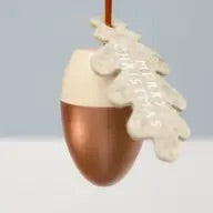 Hollow Wooden Acorn Christmas Decoration