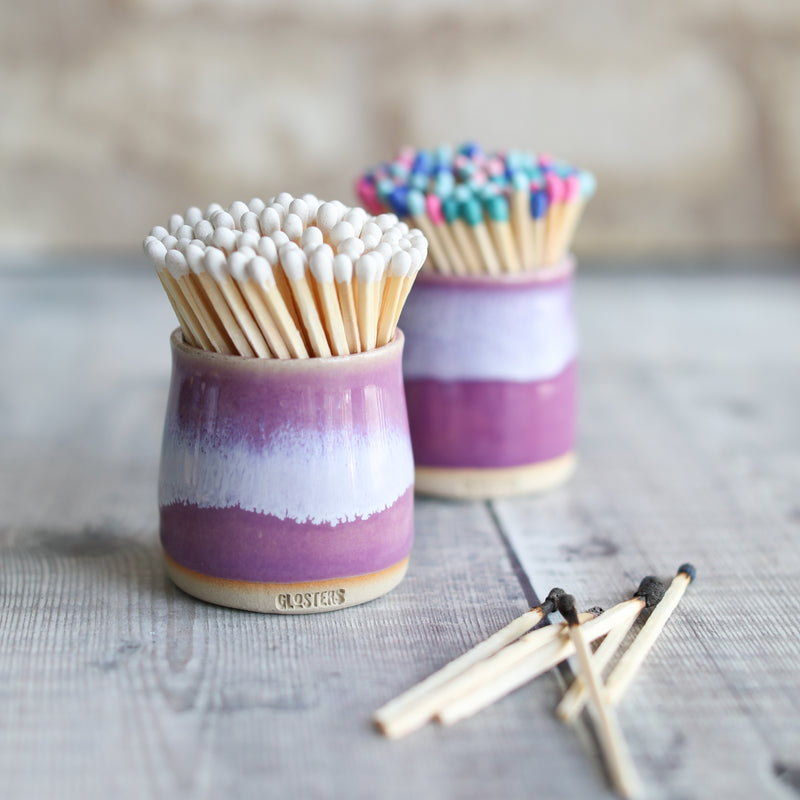 Heather Purple Match Holder
