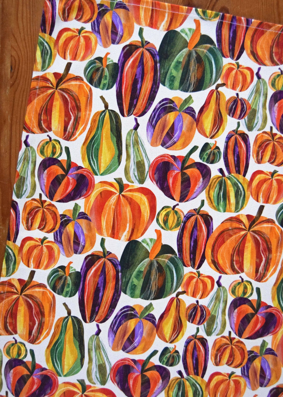 Pumpkins Tea Towel / Cotton Dish Towel / Kitchen Towel
