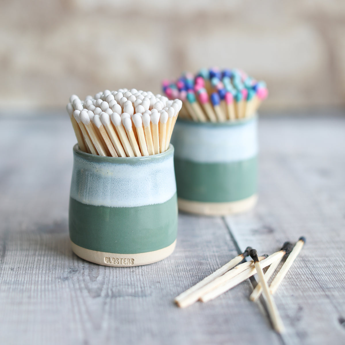 Sage Green Match Holder