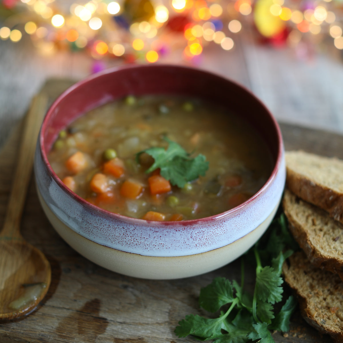 Autumn Acorn Soup Bowl