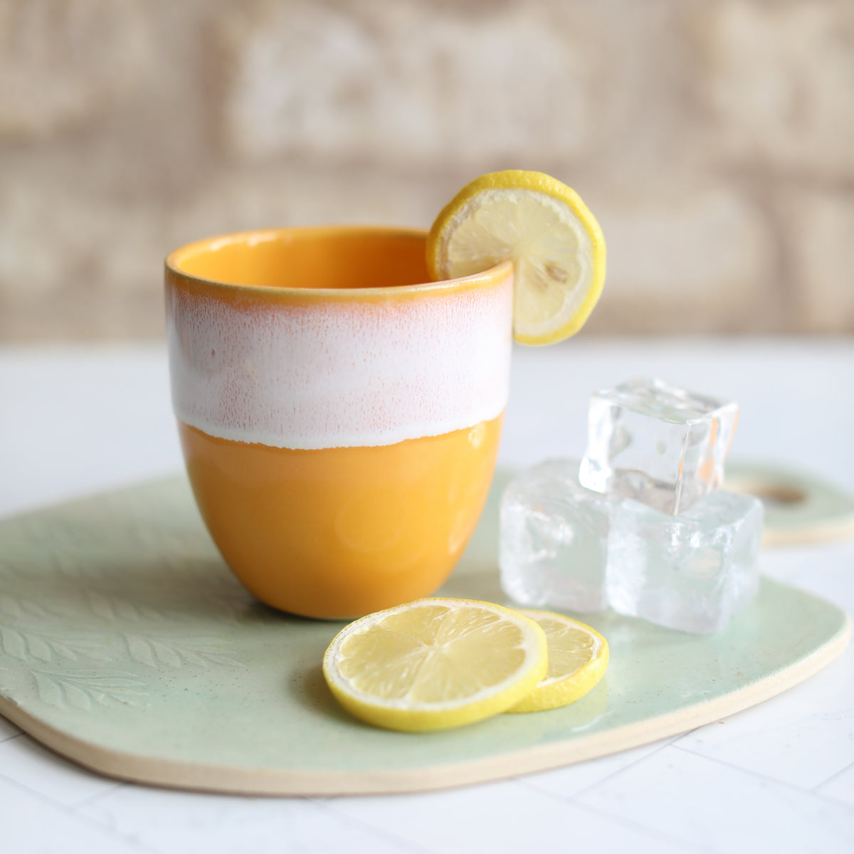 Mustard Yellow Ceramic Cups