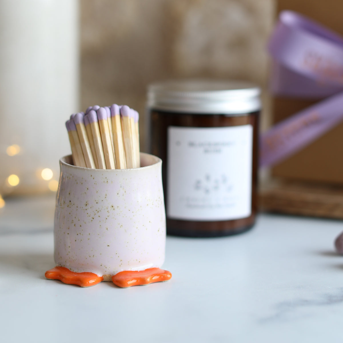 Barry Match Pot and Candle Gift Set