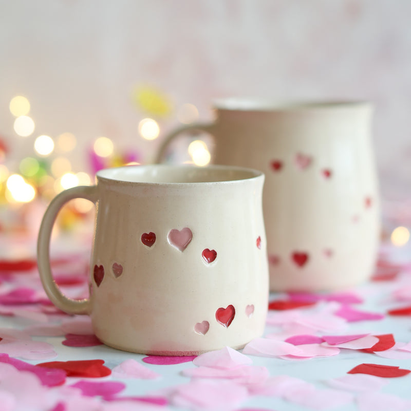 Valentine's Heart Handmade Mug PRE-ORDER
