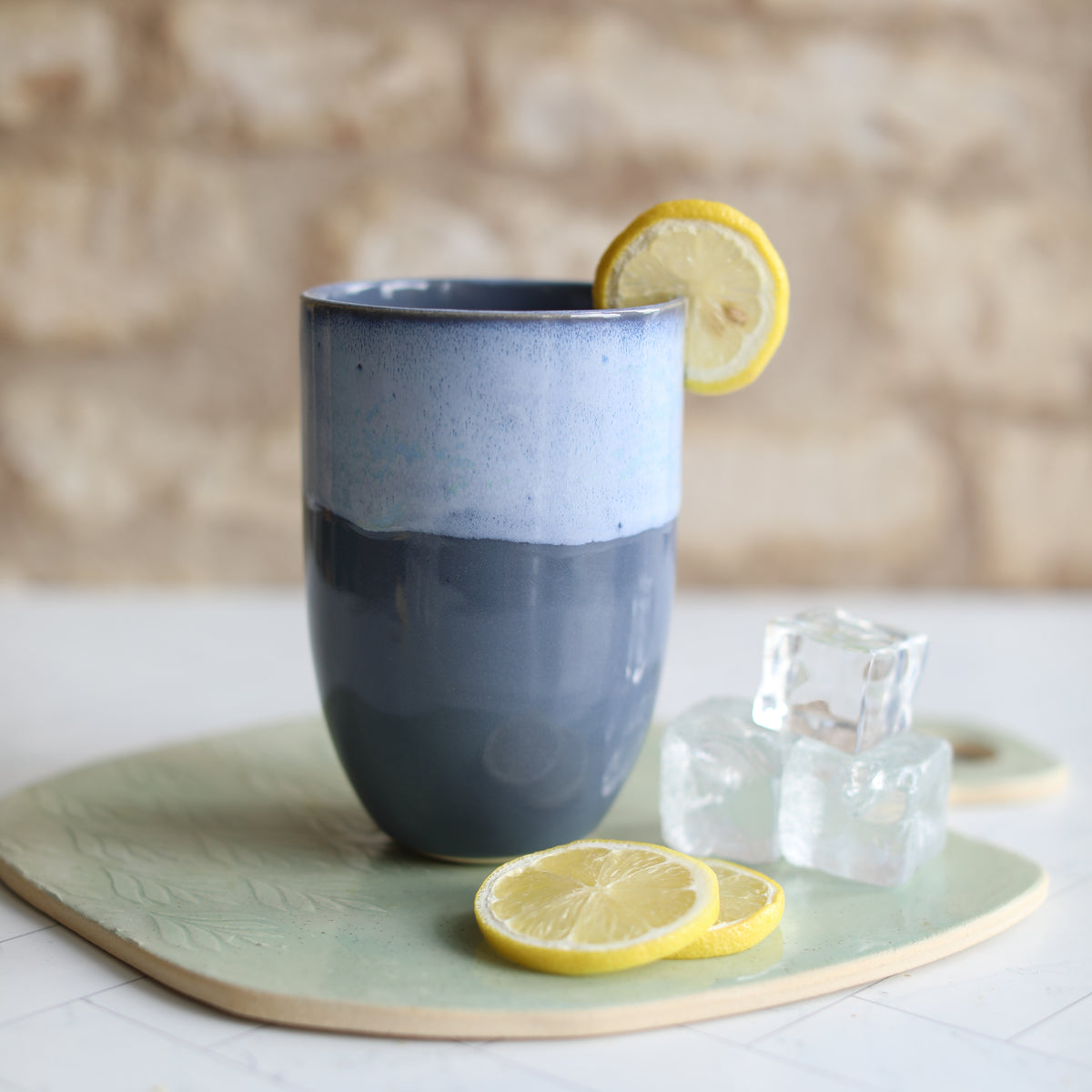 Midnight Blue Ceramic Cups