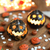 Mini Ceramic Autumn Pumpkin Lantern