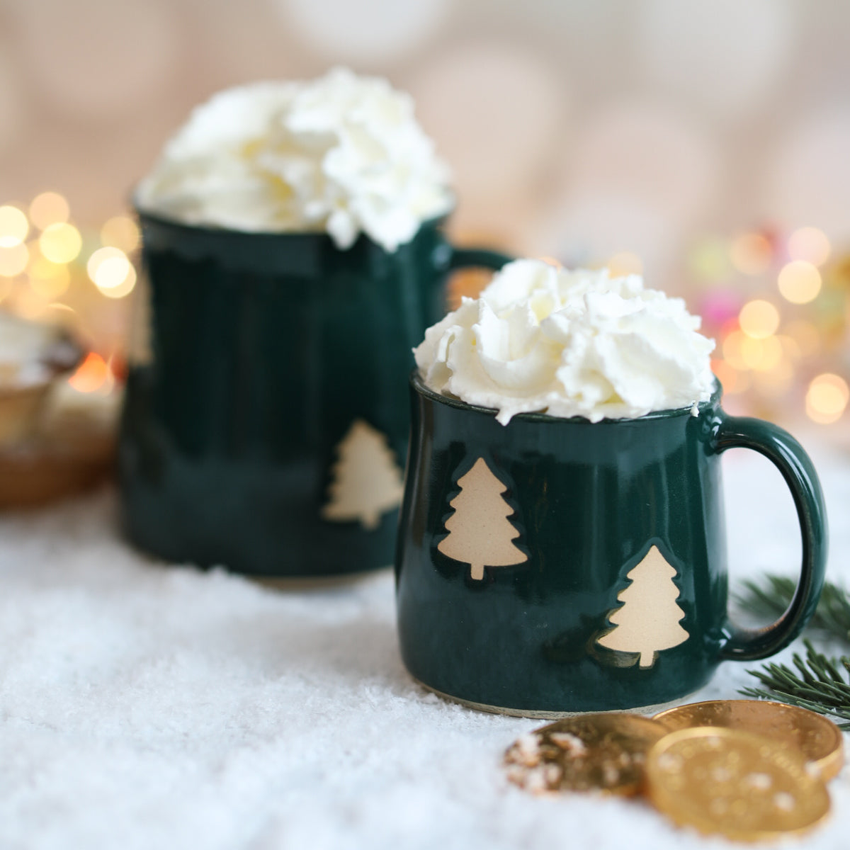 Green Christmas Tree Mug from Glosters.