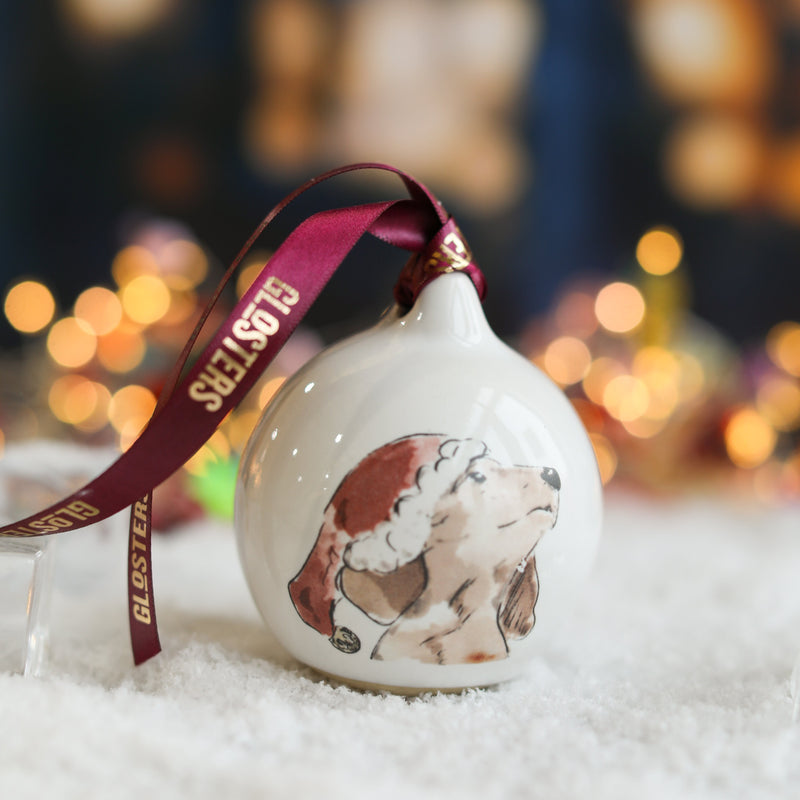 Frank and Roy Ceramic Bauble