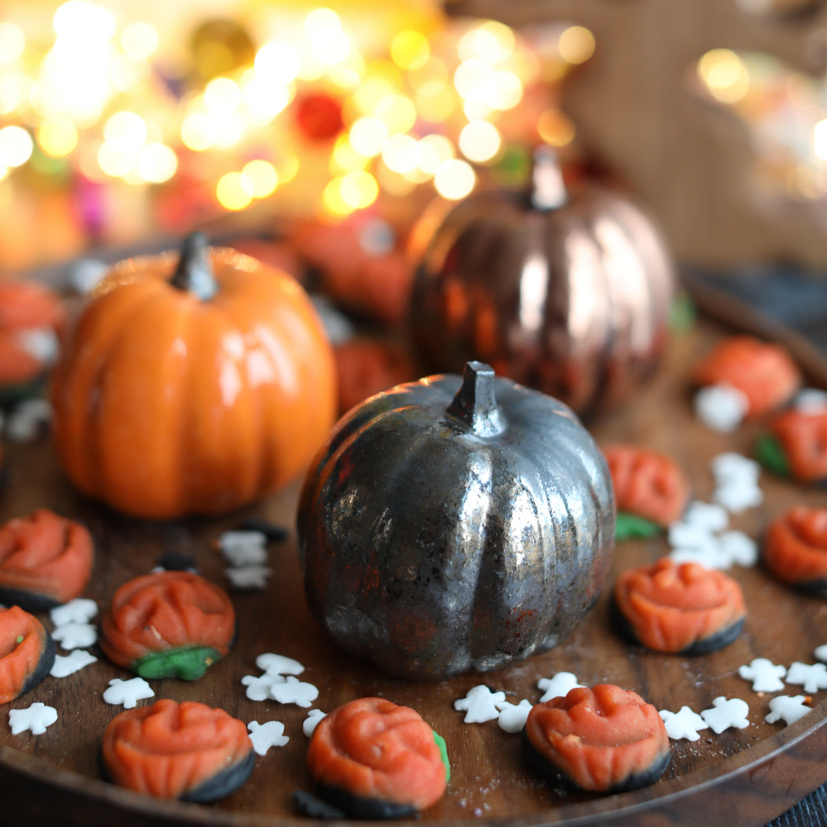 Ceramic Autumn Pumpkin Ornament