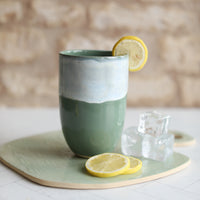 Sage Green Ceramic Cups