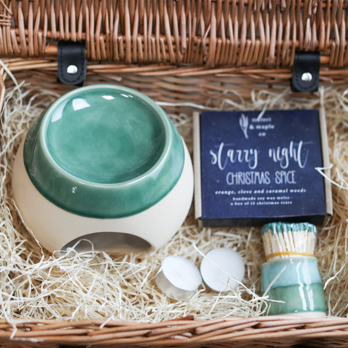 Festive Wax Melt Burner Gift Set