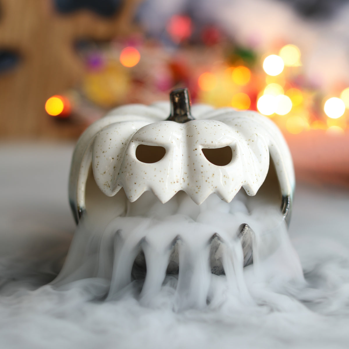 Ceramic Autumn Pumpkin Lantern - Penelope