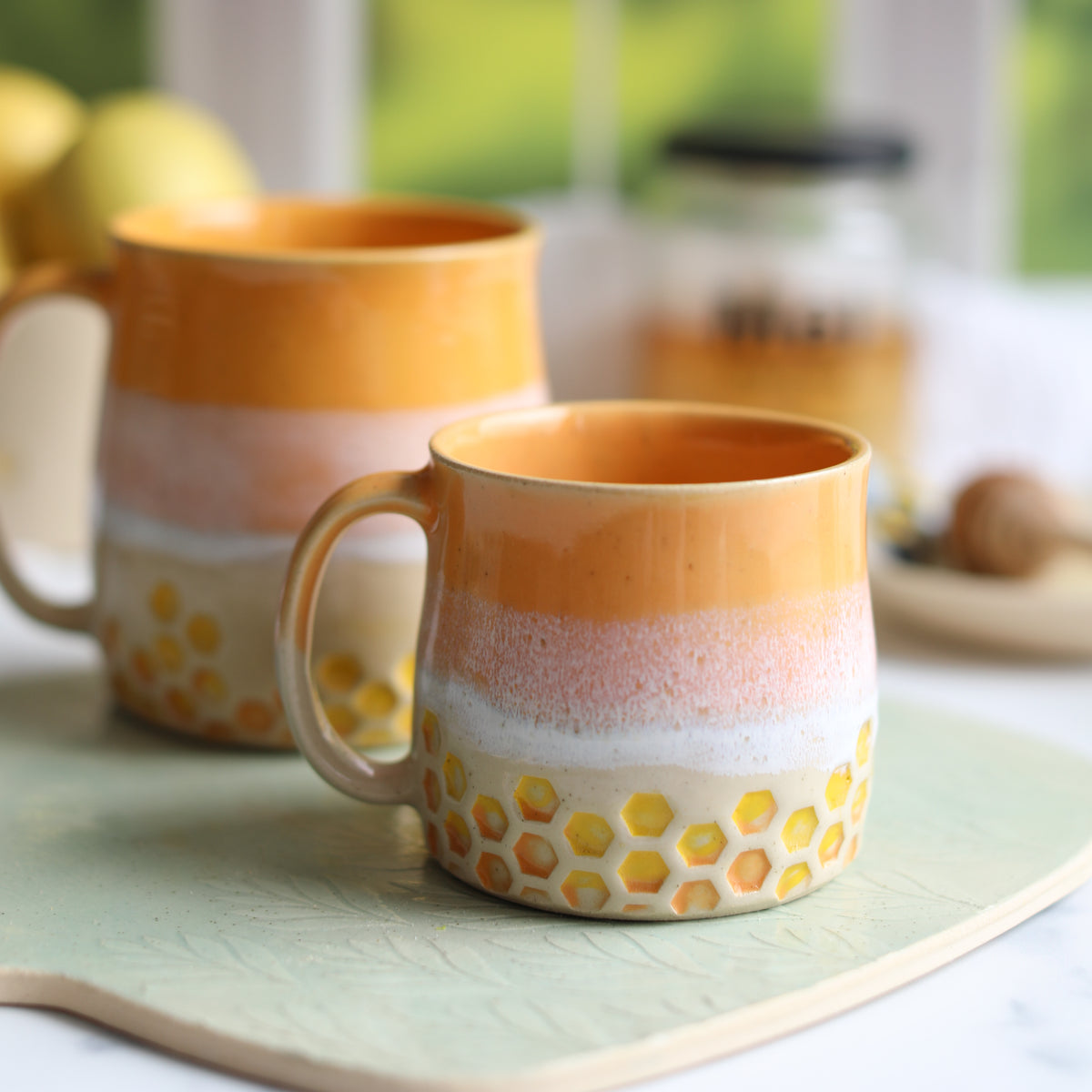Drippy Honeycomb Mug