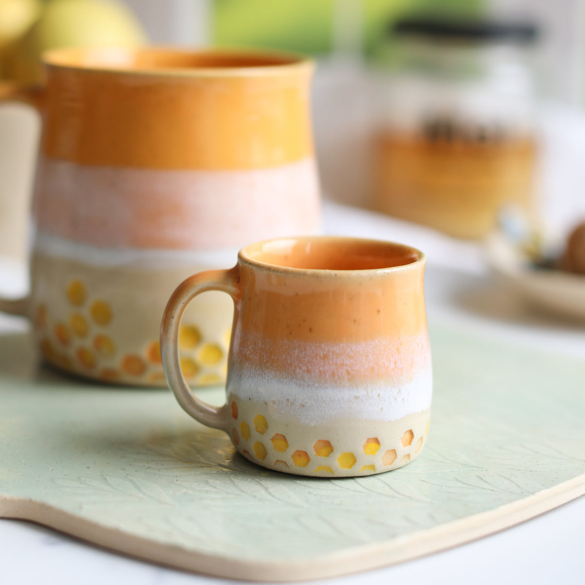 Drippy Honeycomb Mug