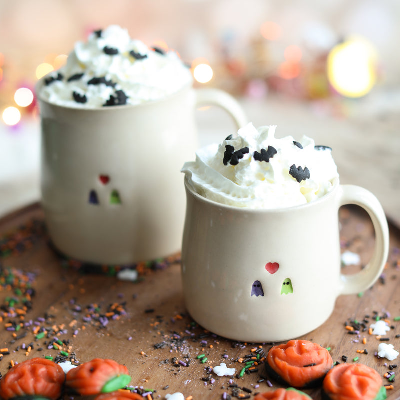 Autumn Ghost Heart Mug