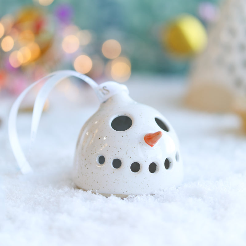 Ceramic Snowman Bauble