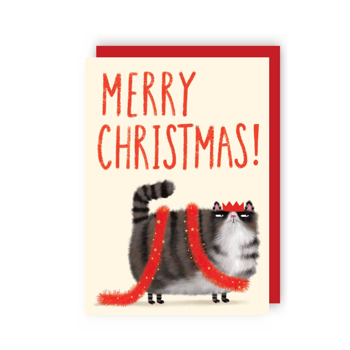 Grumpy Cat Christmas Card- Merry Christmas
