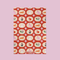 Christmas Cats Tea Towel