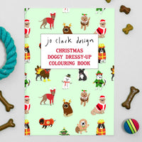 🐶 Christmas Doggy Dress-Up Colouring book.